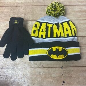 Batman Beanie and Gloves